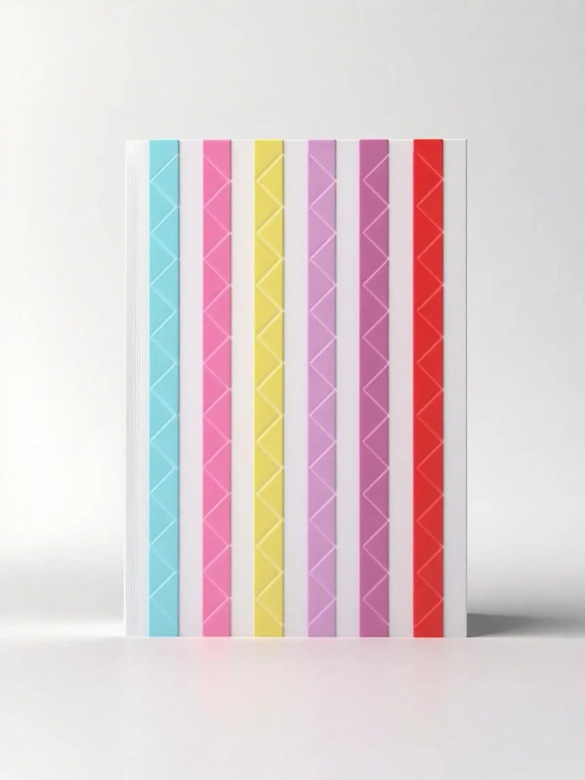 Feuilles de coins photo auto-adhésifs, vifs et colorés, pour le scrapbooking.